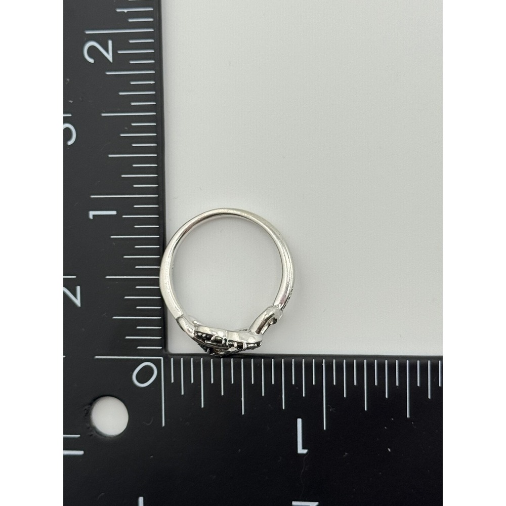 JWBR Sterling Silver Heart Infinity Ring‎ Size 7 - Picture 9 of 14